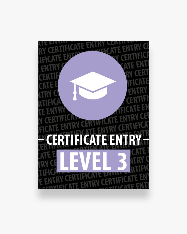 Certificate Entry: Level 3