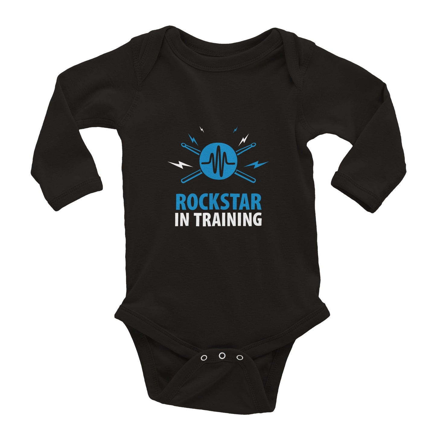 Baby Rockstar in Training Long Sleeve Rockschool Bodysuit