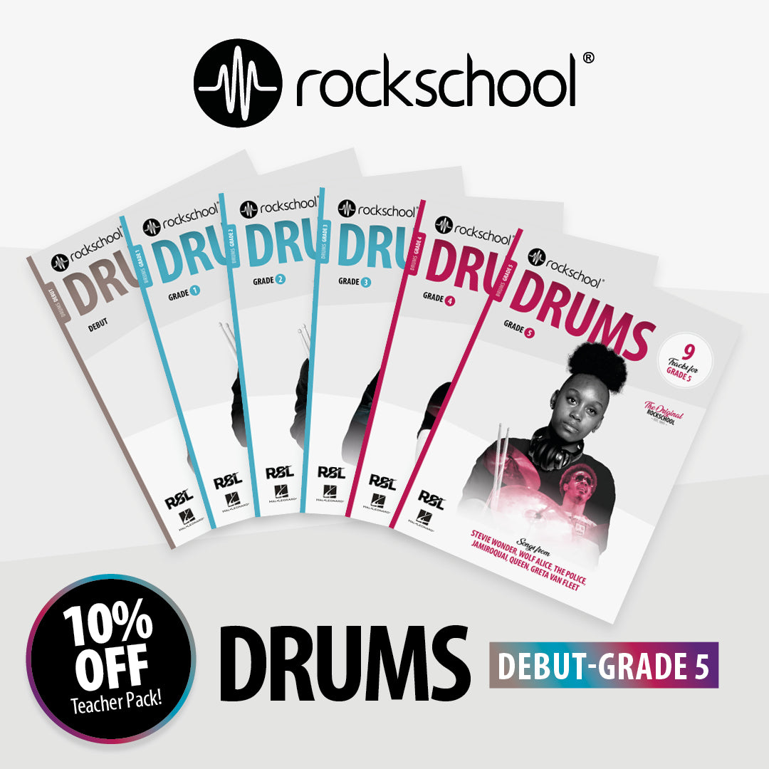 Drums Teacher Pack: Debut - Grade 5 (6 books)