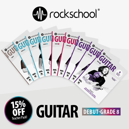 Electric Guitar Teacher Pack: Debut to Grade 8 (9 books)