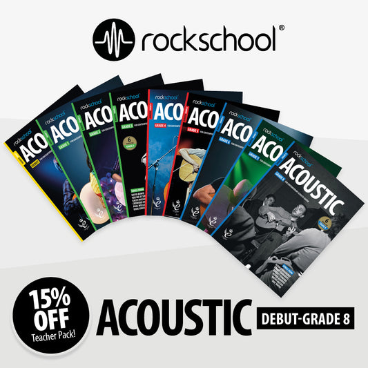 Acoustic Guitar Teacher Pack: Debut to Grade 8 (9 books)