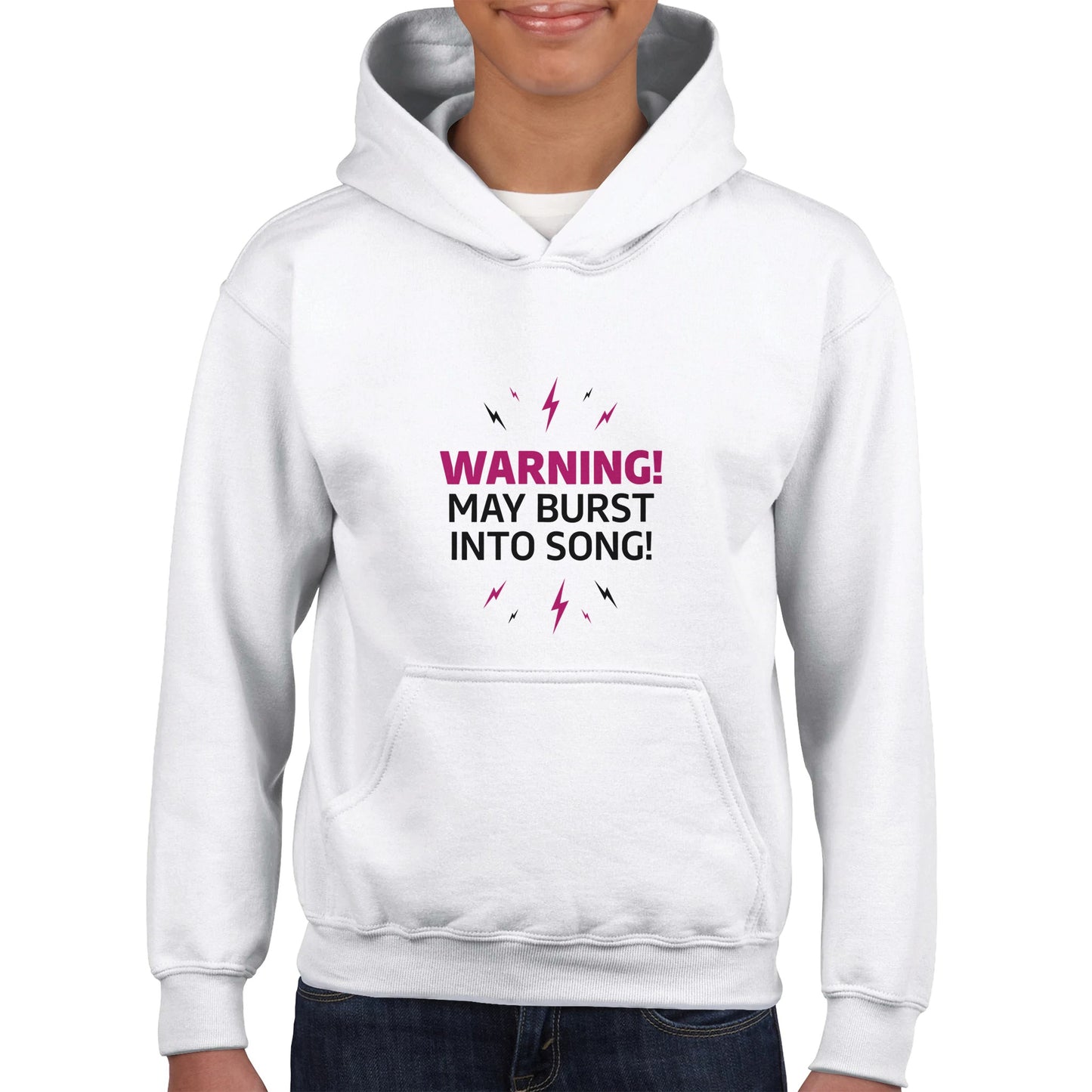 Kids PAA Hoodie: Warning! May Burst Into Song