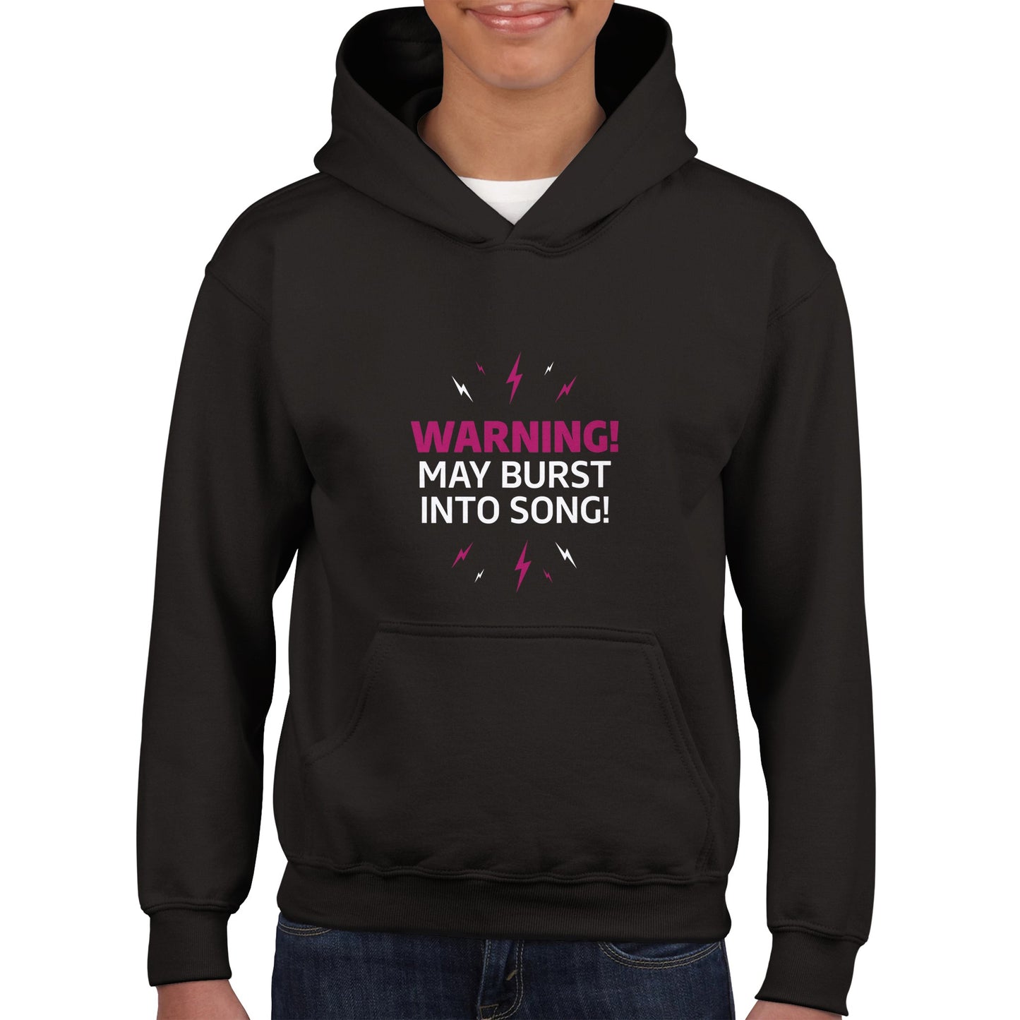 Kids PAA Hoodie: Warning! May Burst Into Song